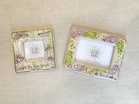 Mardi Gras Rectangle Frame