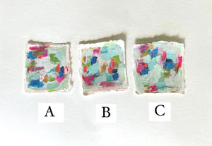 2.5 x 3 inch Abstracts on Paper