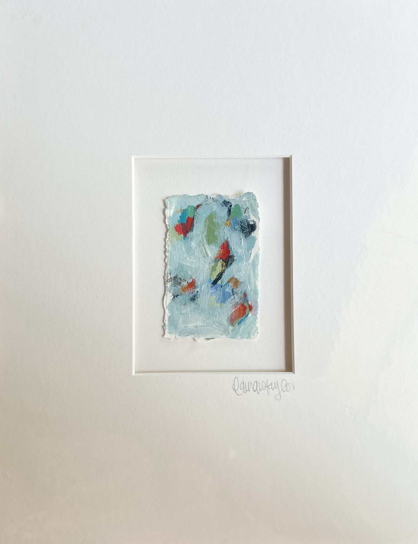 Matted Mini Paintings- Abstract 1
