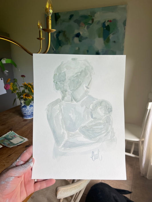 9x12 in Watercolor on Paper