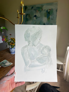 9x12 in Watercolor on Paper