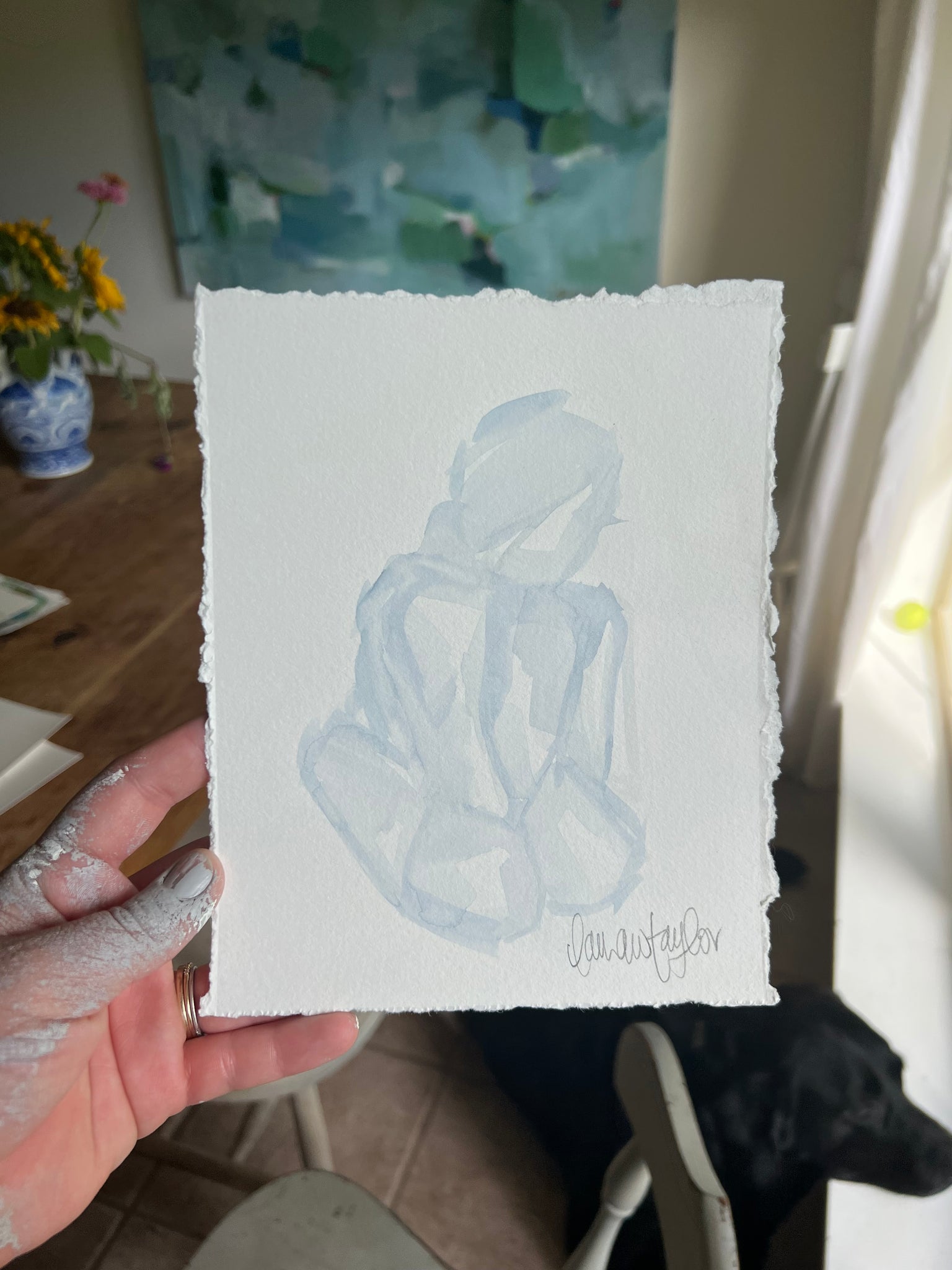 6.5 x 8 in Watercolor on Paper