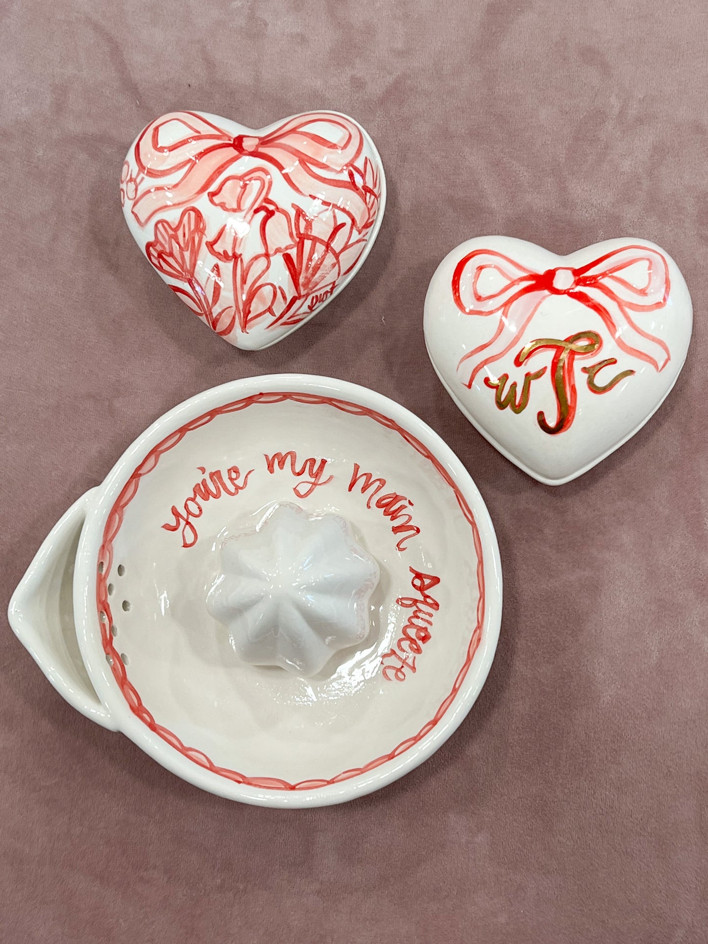 Floral Mini Heart Box