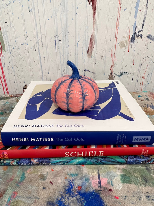 Mini Pink and Blue Pumpkin  #6