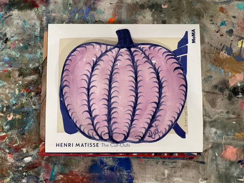 Purple and Blue Pumpkin Plate #2