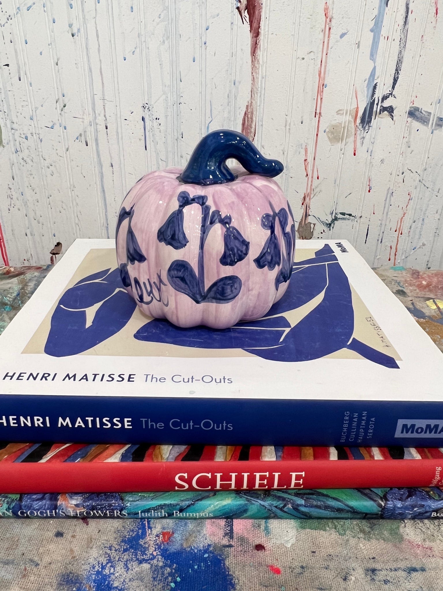 Small Purple and Blue Pumpkin  #3