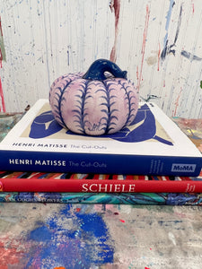 Medium Purple and Blue Pumpkin #4